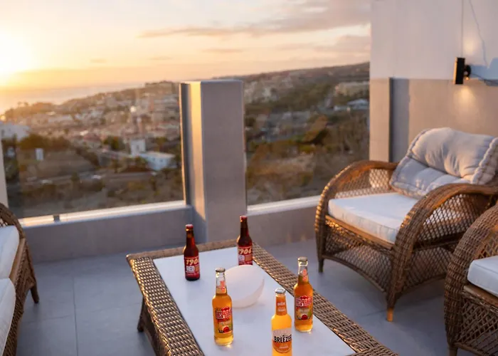 Sunset Ocean Mountain View 15 By-tenerife365 * Адехе